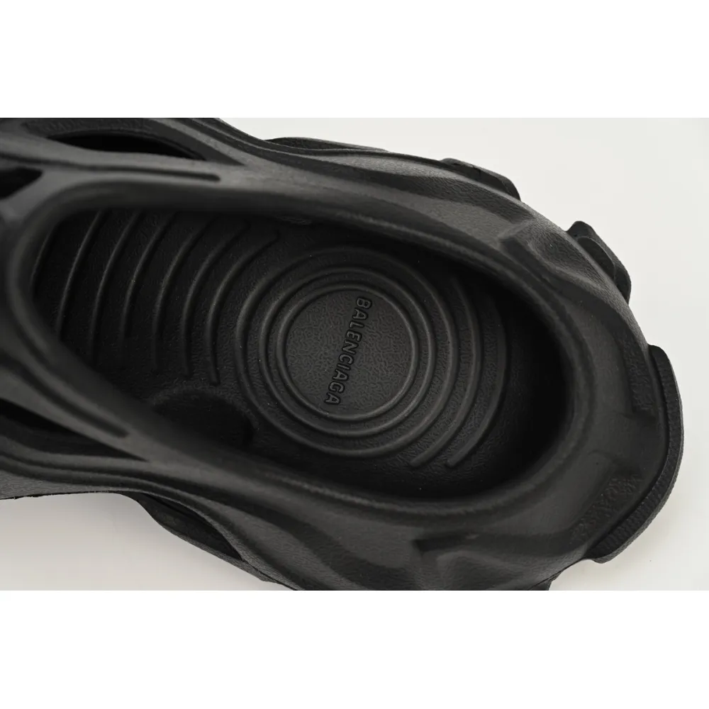 Balenciaga HD Mule Black Rubber 735249 W3CES 1000