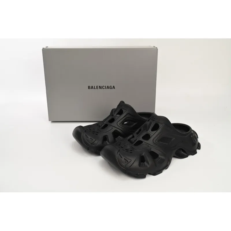 Balenciaga HD Mule Black Rubber 735249 W3CES 1000
