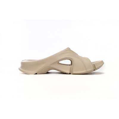 Balenciaga Mold Slide Sandal Beige   653874W3CE29300 02