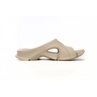 Balenciaga Mold Slide Sandal Beige   653874W3CE29300 02