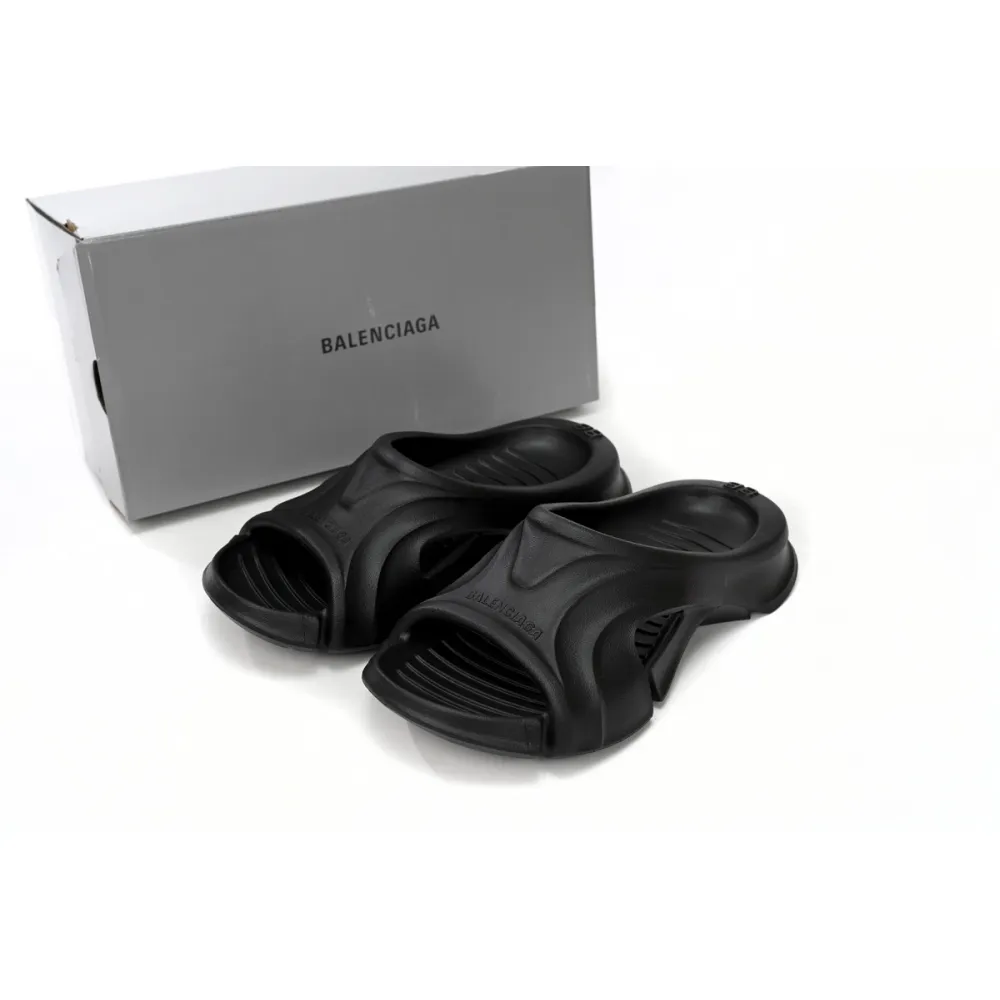 Balenciaga Mold Slide Sandal Black  653873W3CE21000
