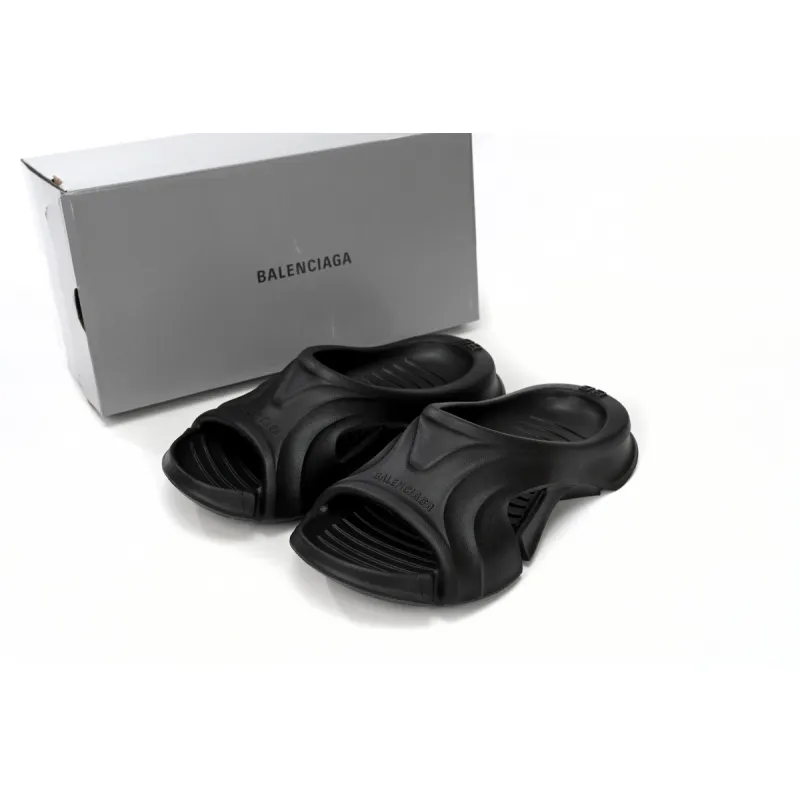 Balenciaga Mold Slide Sandal Black  653873W3CE21000