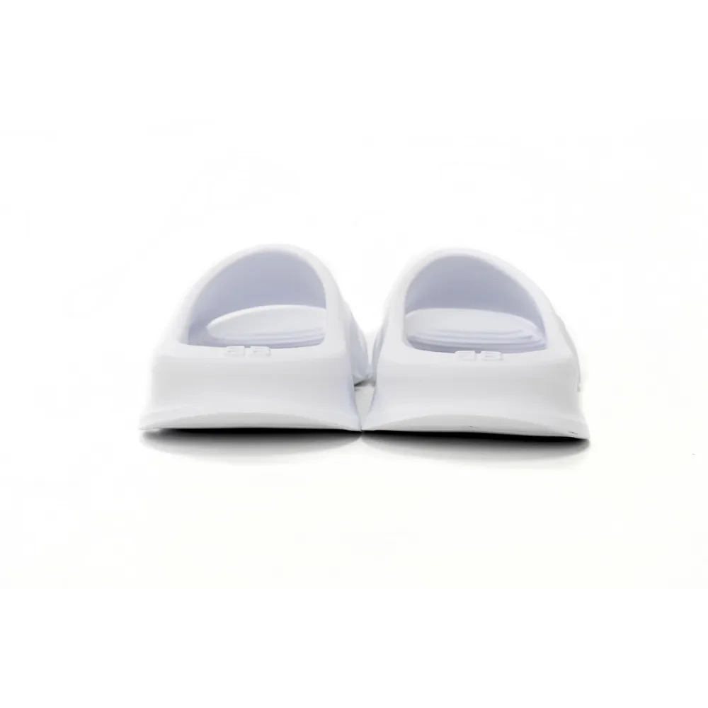 Balenciaga Mold Slide Sandal White 653873W3CE29000