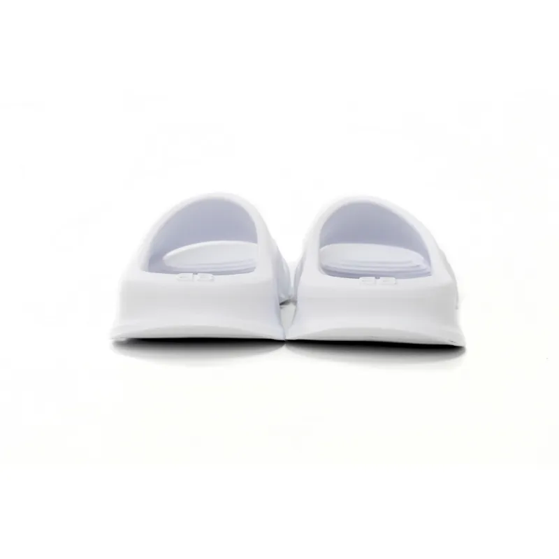 Balenciaga Mold Slide Sandal White 653873W3CE29000