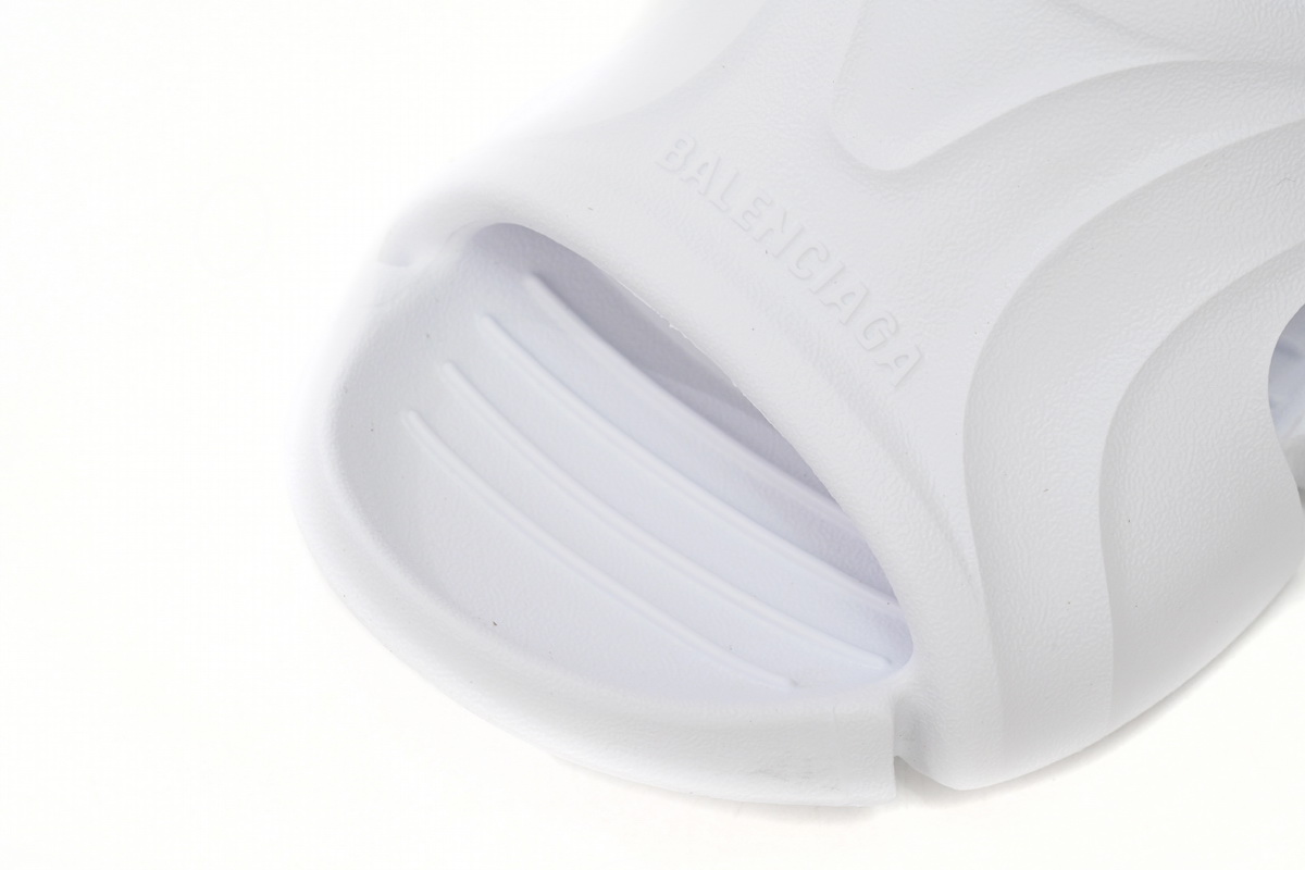 Balenciaga Mold Slide Sandal White 653873W3CE29000