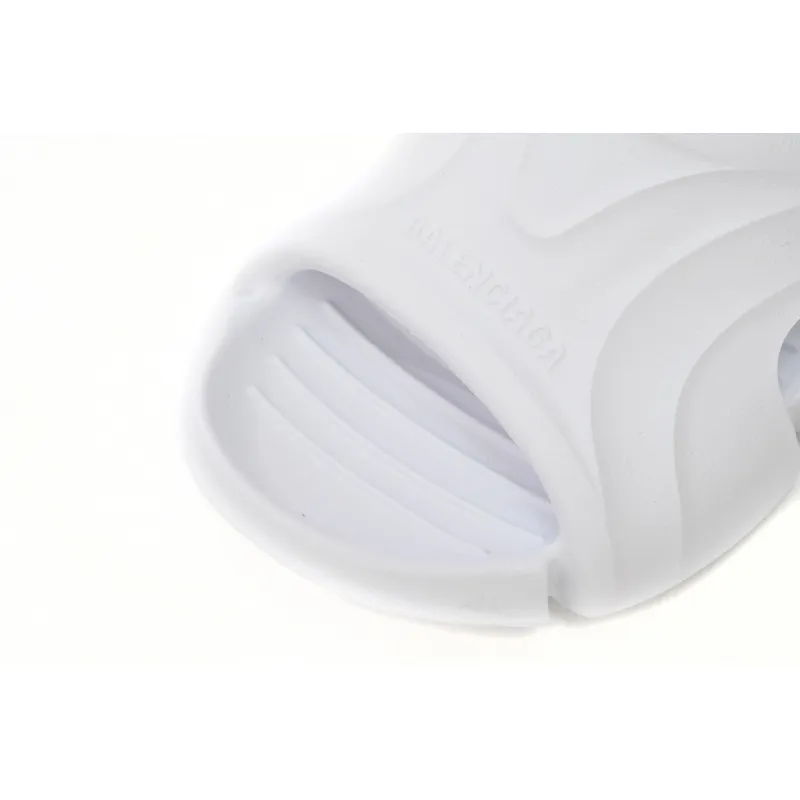Balenciaga Mold Slide Sandal White 653873W3CE29000