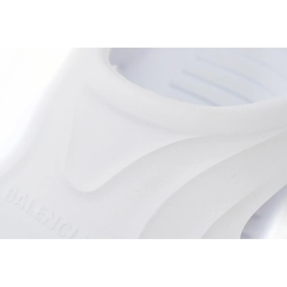Balenciaga Mold Slide Sandal White 653873W3CE29000