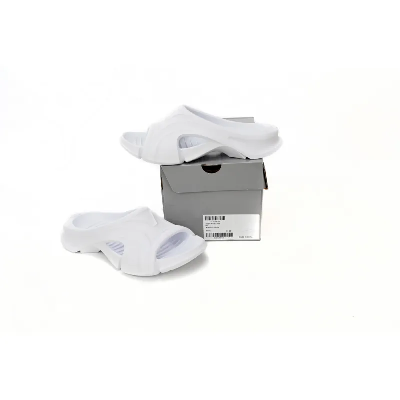 Balenciaga Mold Slide Sandal White 653873W3CE29000