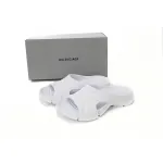 Balenciaga Mold Slide Sandal White 653873W3CE29000