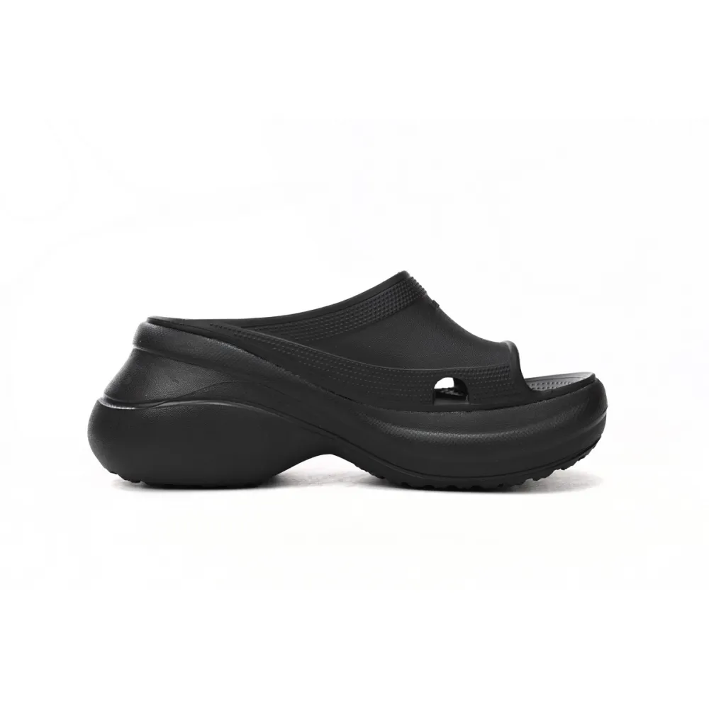 Balenciaga x Crocs Pool Slide Sandals Black (Women's) 677389W1S8E1000