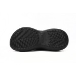 Balenciaga x Crocs Pool Slide Sandals Black (Women's) 677389W1S8E1000