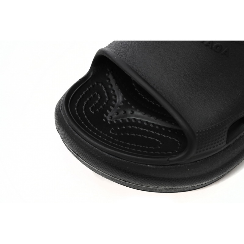 Balenciaga x Crocs Pool Slide Sandals Black (Women's) 677389W1S8E1000