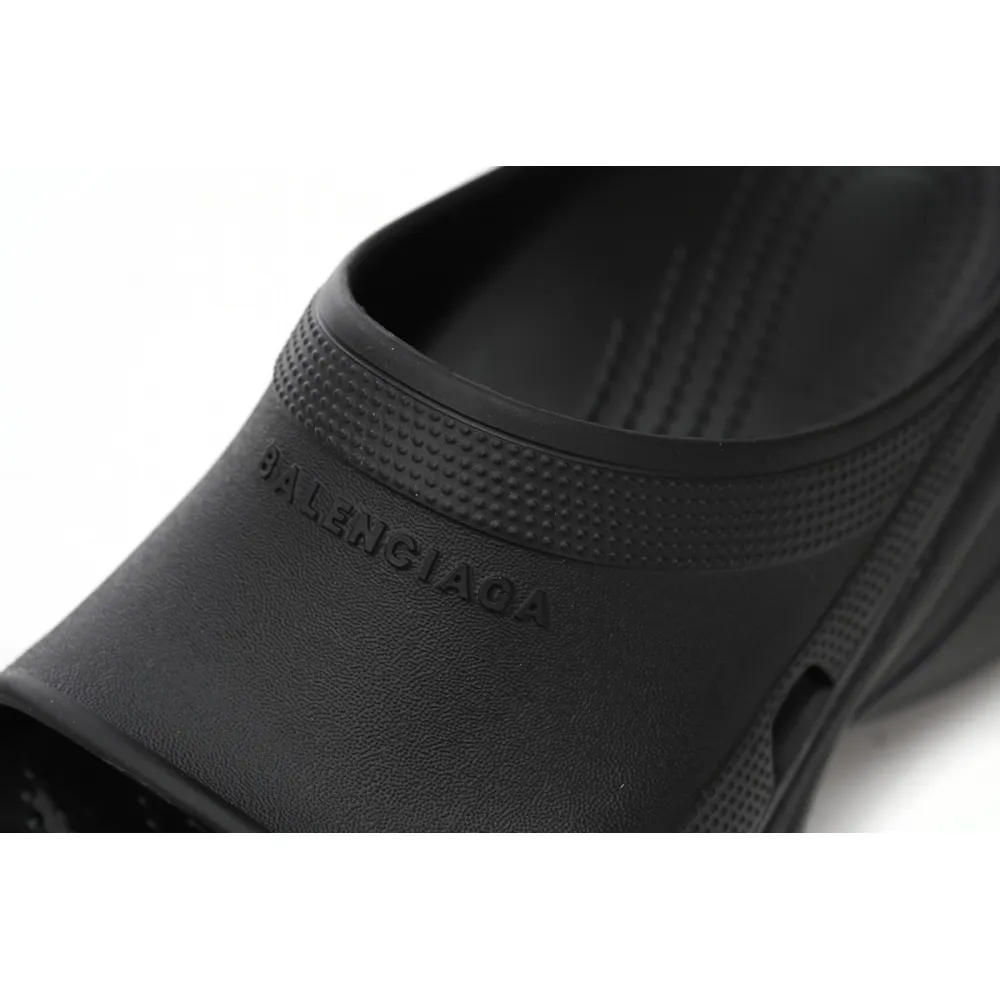 Balenciaga x Crocs Pool Slide Sandals Black (Women's) 677389W1S8E1000
