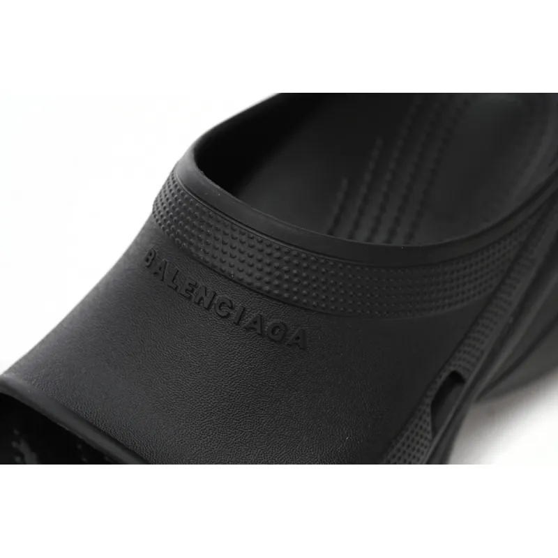 Balenciaga x Crocs Pool Slide Sandals Black (Women's) 677389W1S8E1000