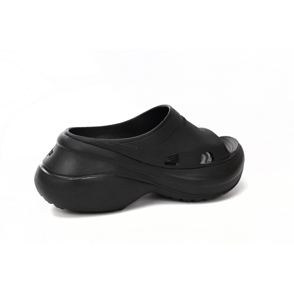 Balenciaga x Crocs Pool Slide Sandals Black (Women's) 677389W1S8E1000