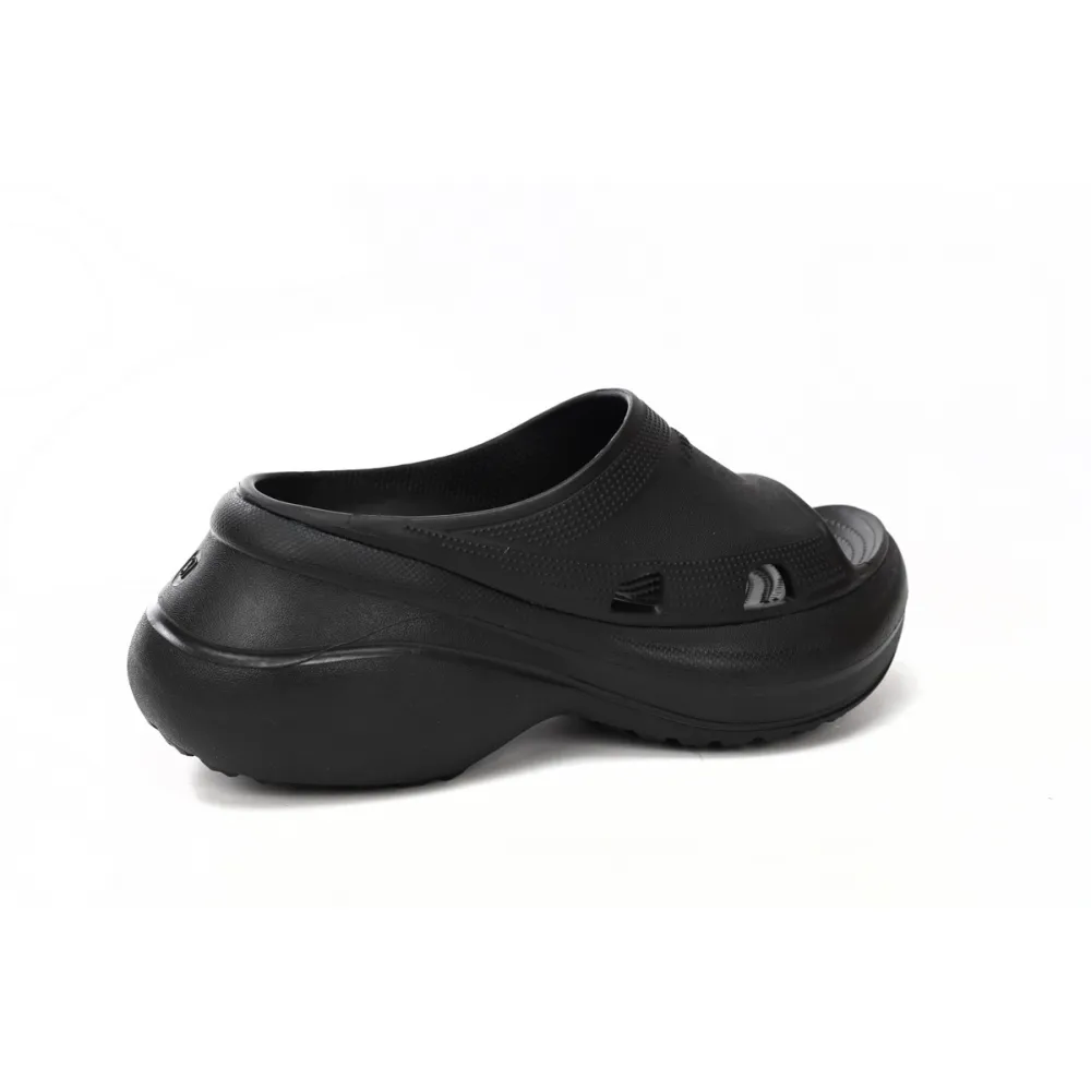 Balenciaga x Crocs Pool Slide Sandals Black (Women's) 677389W1S8E1000