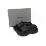 Balenciaga x Crocs Pool Slide Sandals Black (Women's) 677389W1S8E1000
