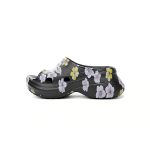Balenciaga x Crocs Pool Slide Sandals Grey Flower (Women's) 677389W1S8G6556
