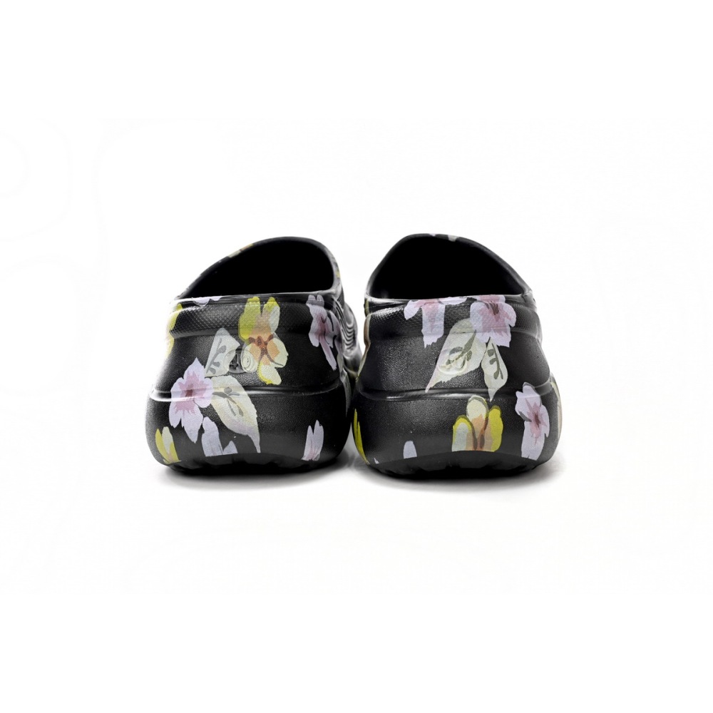 Balenciaga x Crocs Pool Slide Sandals Grey Flower (Women's) 677389W1S8G6556