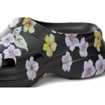 Balenciaga x Crocs Pool Slide Sandals Grey Flower (Women's) 677389W1S8G6556