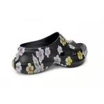 Balenciaga x Crocs Pool Slide Sandals Grey Flower (Women's) 677389W1S8G6556