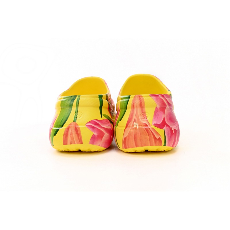 Balenciaga x Crocs Pool Slide Sandals Tulip Print Multi (Women's)  677389W1S8F7053