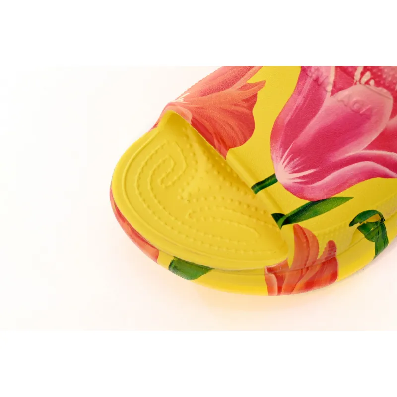 Balenciaga x Crocs Pool Slide Sandals Tulip Print Multi (Women's)  677389W1S8F7053