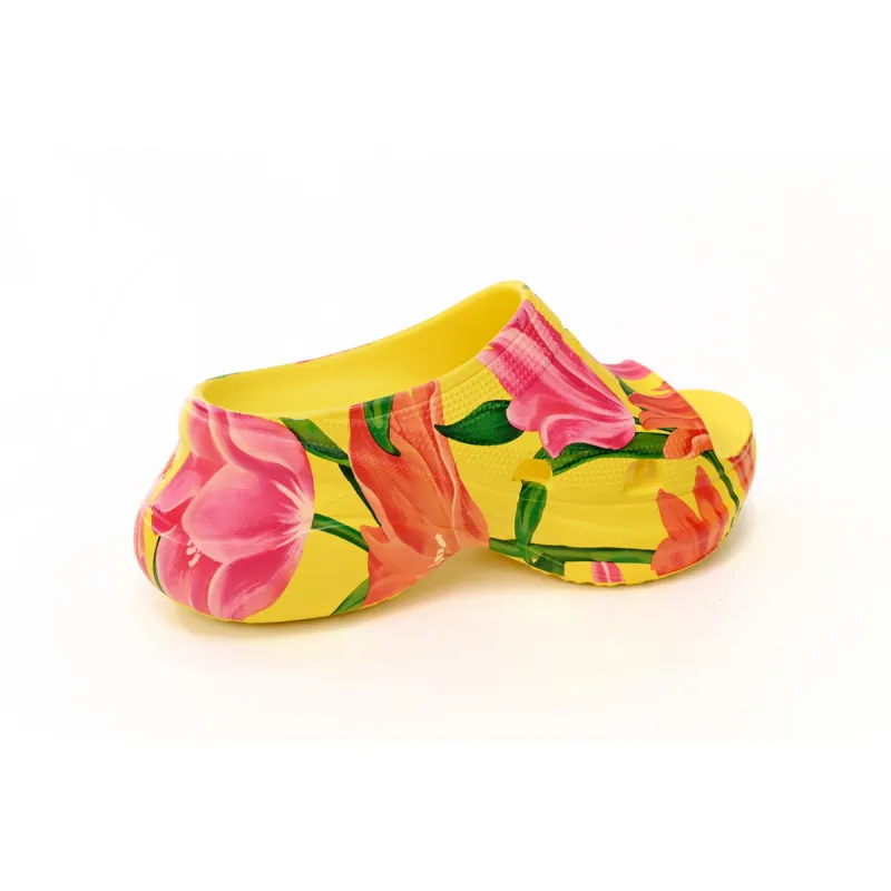Balenciaga x Crocs Pool Slide Sandals Tulip Print Multi (Women's)  677389W1S8F7053