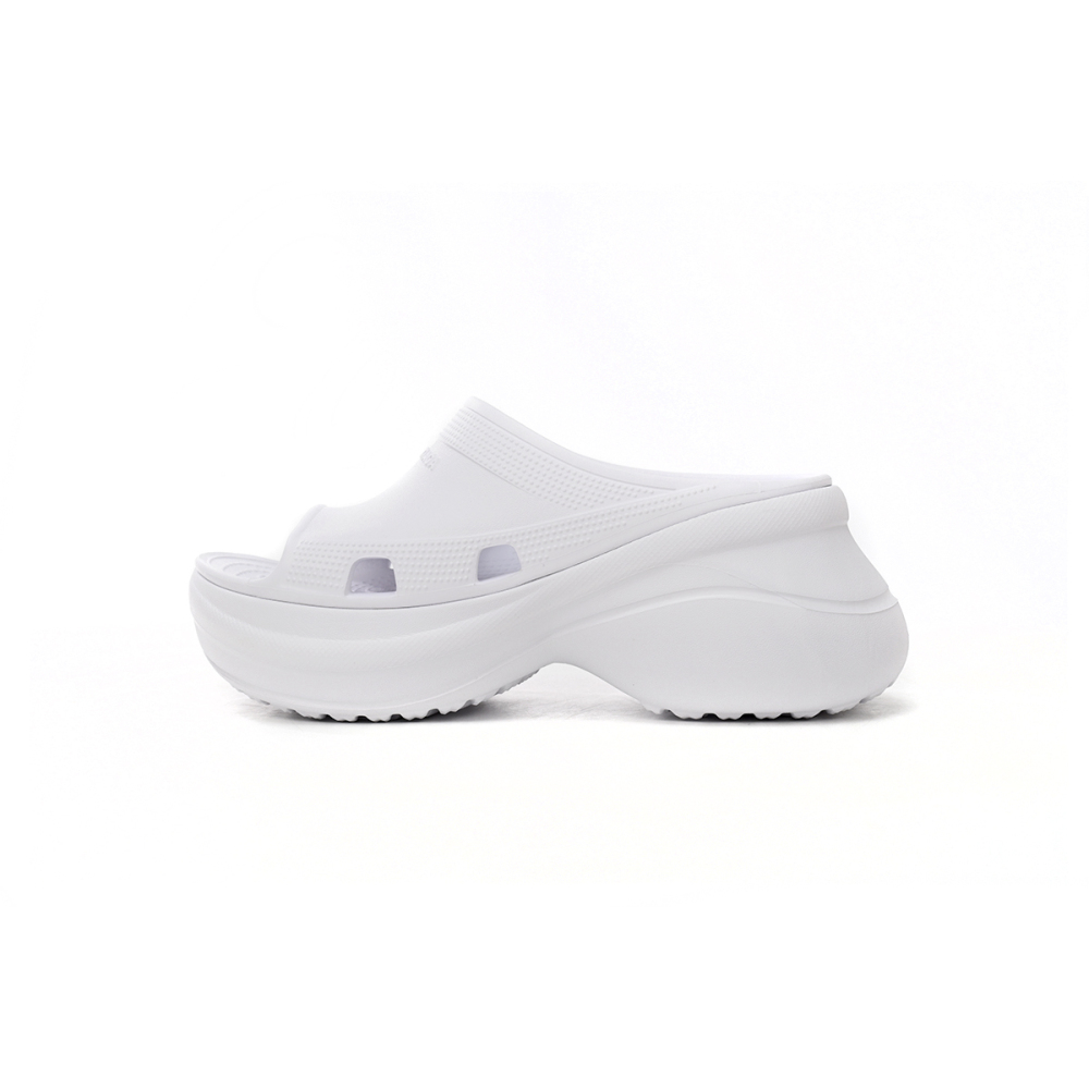 Balenciaga x Crocs Pool Slide Sandals White (Women's)  677389W1S8E9000