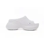 Balenciaga x Crocs Pool Slide Sandals White (Women's)  677389W1S8E9000