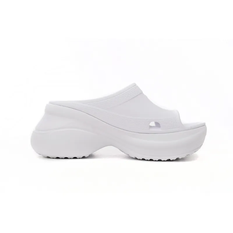 Balenciaga x Crocs Pool Slide Sandals White (Women's)  677389W1S8E9000