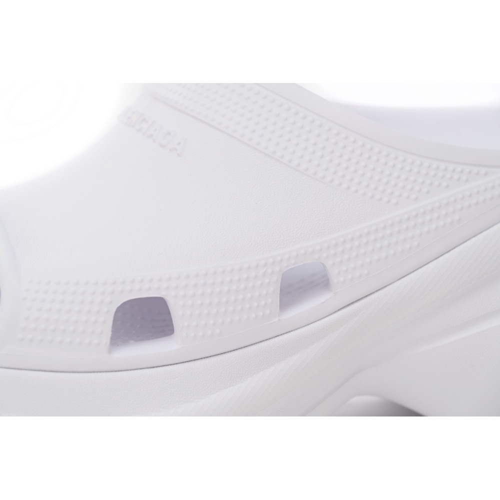 Balenciaga x Crocs Pool Slide Sandals White (Women's)  677389W1S8E9000