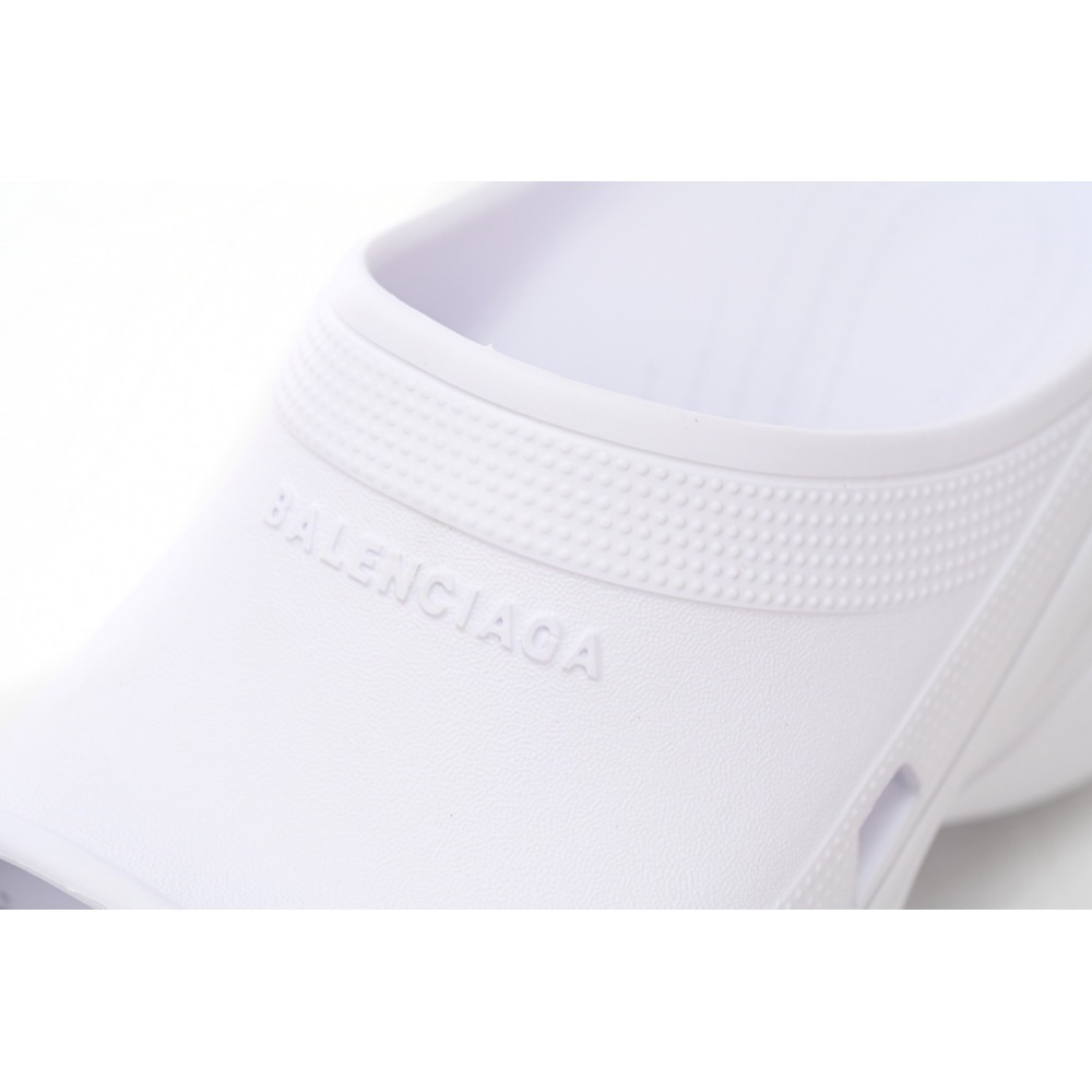 Balenciaga x Crocs Pool Slide Sandals White (Women's)  677389W1S8E9000