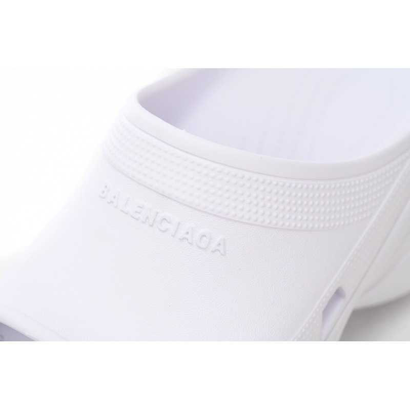 Balenciaga x Crocs Pool Slide Sandals White (Women's)  677389W1S8E9000