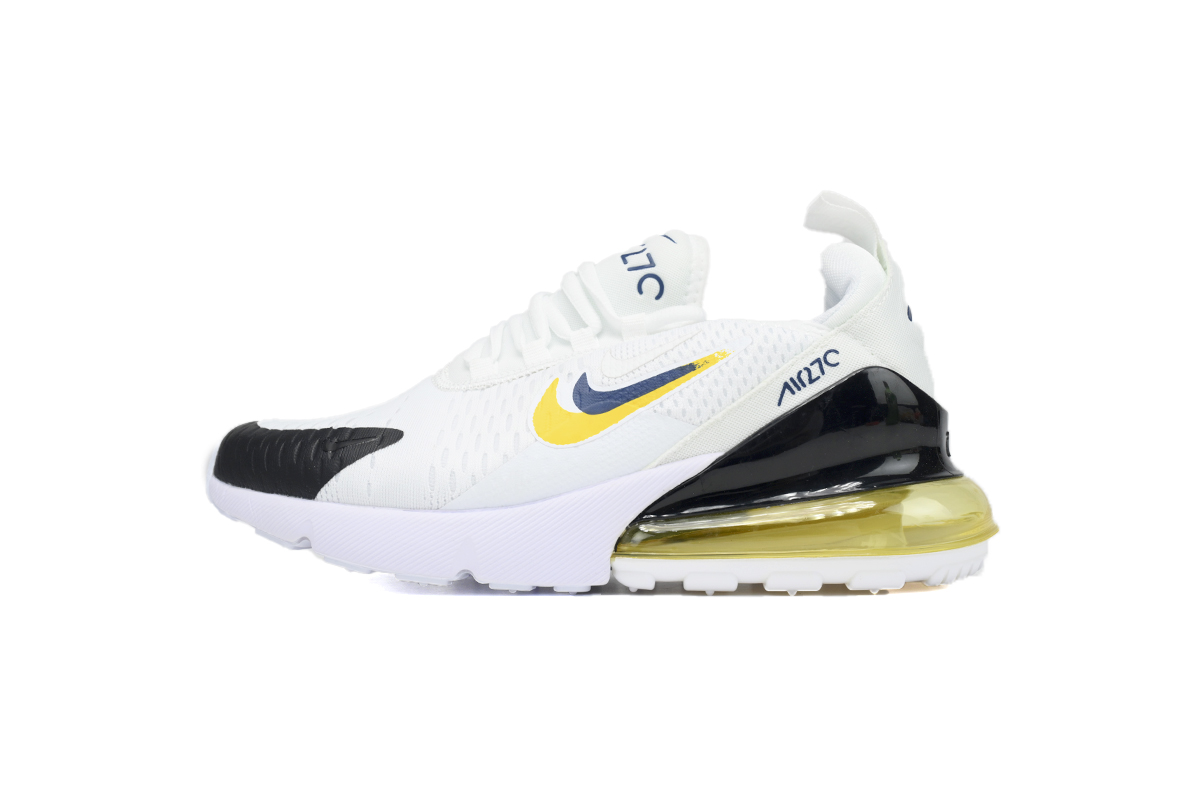 Nike Air Max 90 Double Swoosh White Black Gold Royal (GS) FJ4590-100