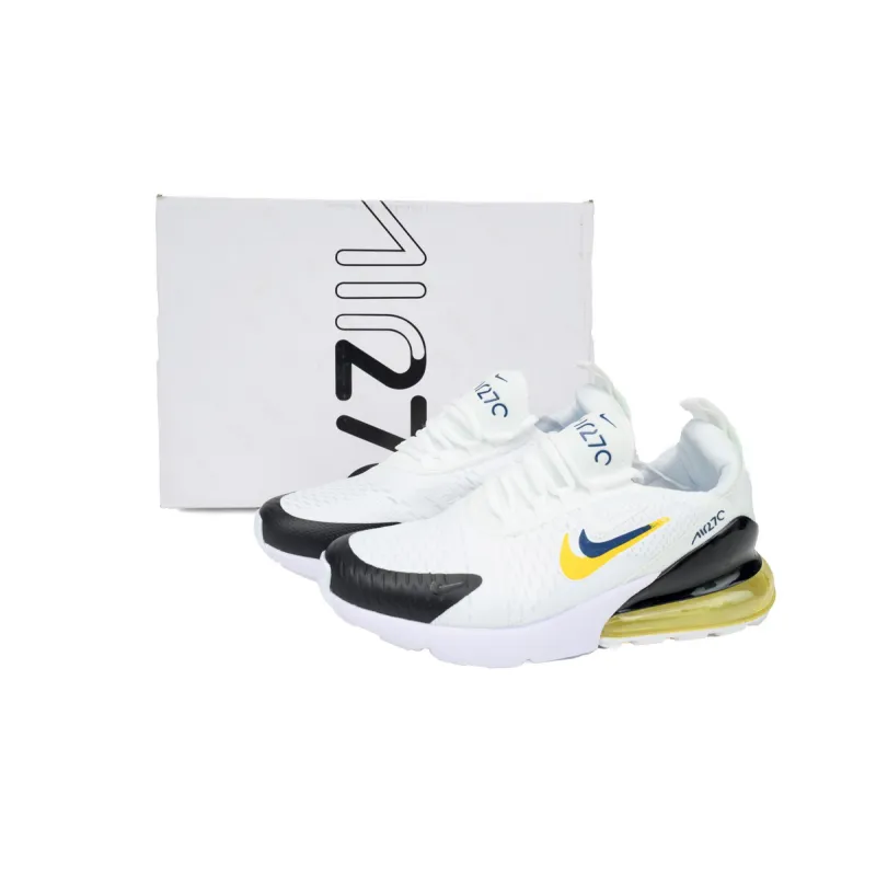 Nike Air Max 90 Double Swoosh White Black Gold Royal (GS) FJ4590-100 