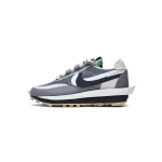 Nike LD Waffle sacai CLOT Kiss of Death 2 Cool Grey  DH3114-001 