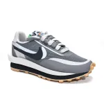 Nike LD Waffle sacai CLOT Kiss of Death 2 Cool Grey  DH3114-001 
