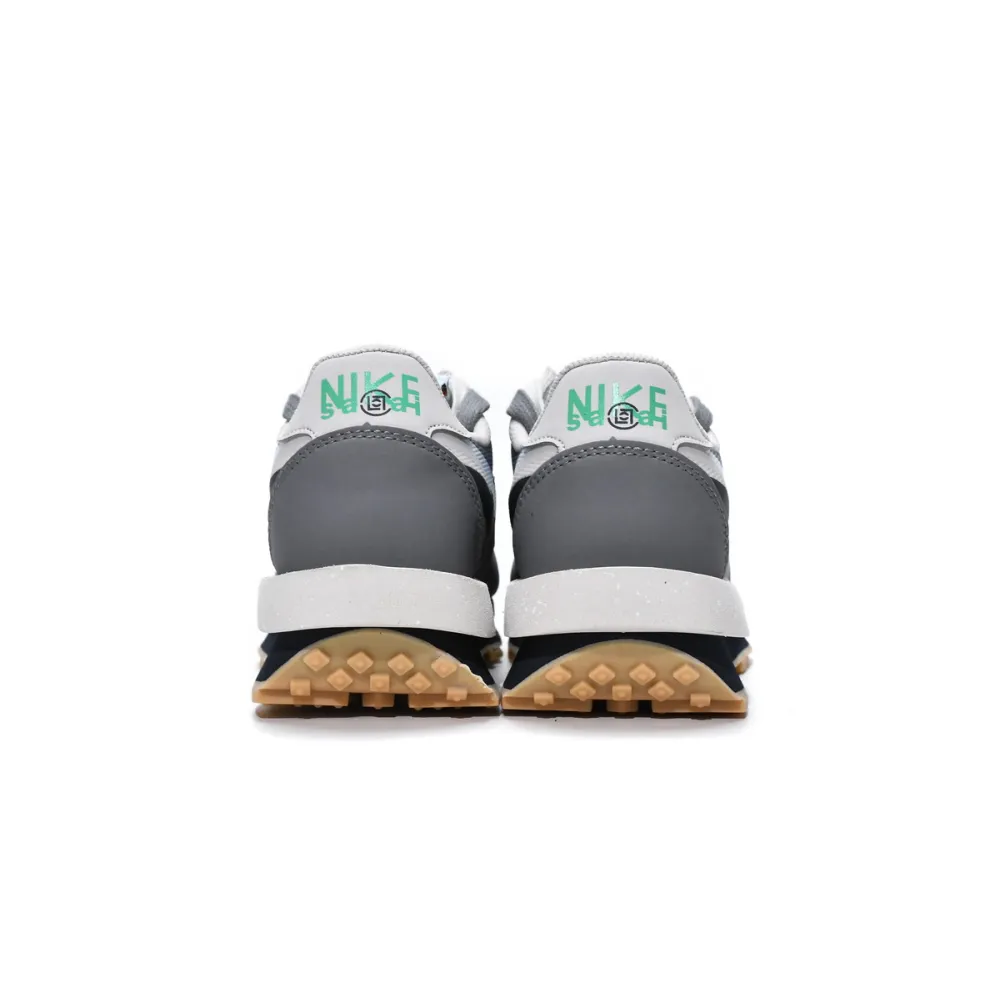 Nike LD Waffle sacai CLOT Kiss of Death 2 Cool Grey  DH3114-001 
