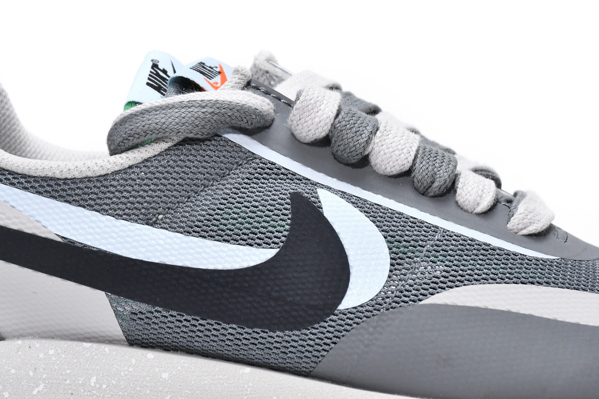 Nike LD Waffle sacai CLOT Kiss of Death 2 Cool Grey  DH3114-001 