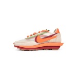 Nike LD Waffle sacai CLOT Kiss of Death Net Orange Blaze  DH1347-100