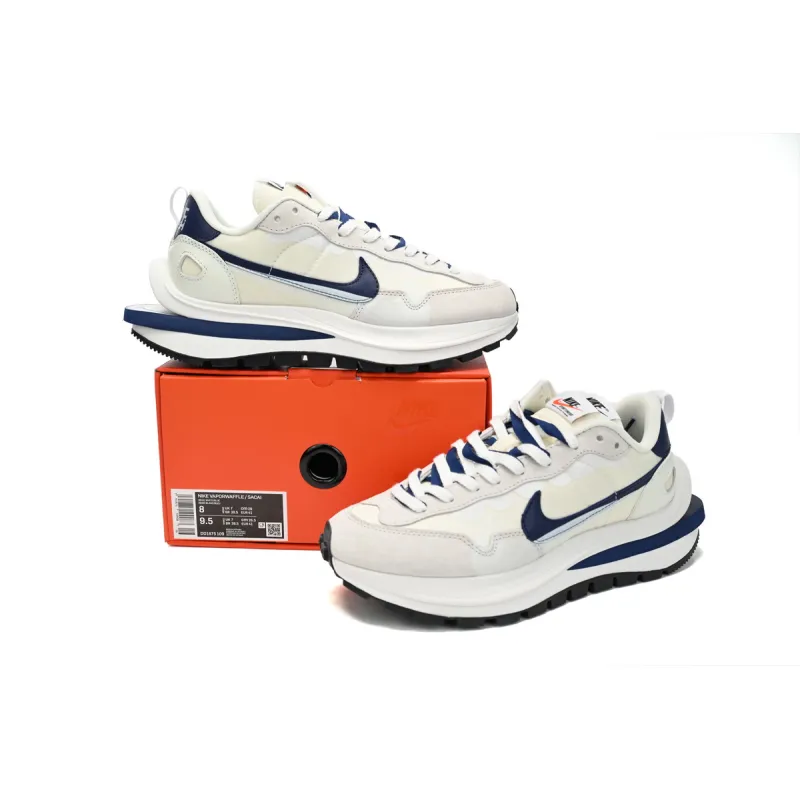 Sacai x Nike VaporWaffle Sesame and Beige Blue DD1875-109