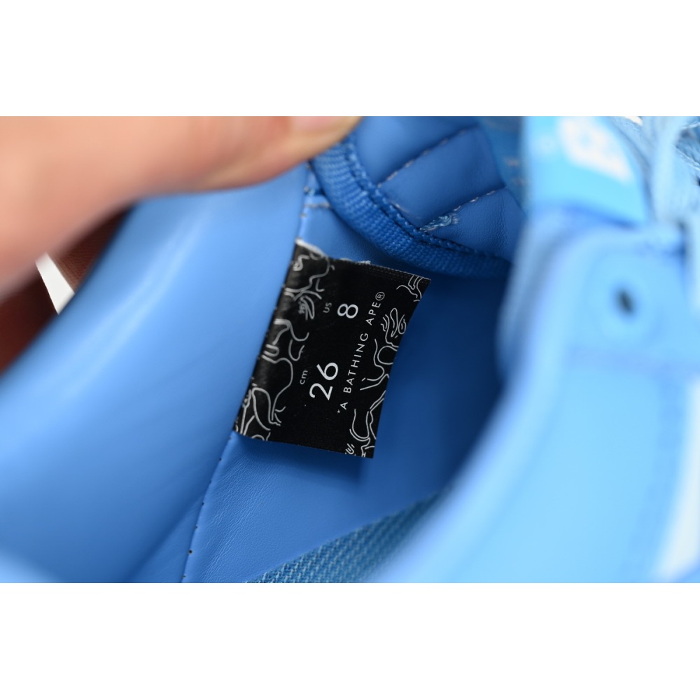  A Bathing Ape Bape Sta Low All Sky Blue  OZXSHM-191-006K