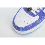  A Bathing Ape Bape Sta Low Black Blue Color Spray Painting  1H73 191 913