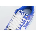  A Bathing Ape Bape Sta Low Black Blue Color Spray Painting  1H73 191 913