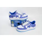  A Bathing Ape Bape Sta Low Black Blue Color Spray Painting  1H73 191 913