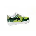 A Bathing Ape Bape Sta Low Black Green Mirror Surface 1H20 190 046
