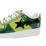  A Bathing Ape Bape Sta Low Black Green Mirror Surface 1H20 190 046
