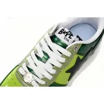  A Bathing Ape Bape Sta Low Black Green Mirror Surface 1H20 190 046