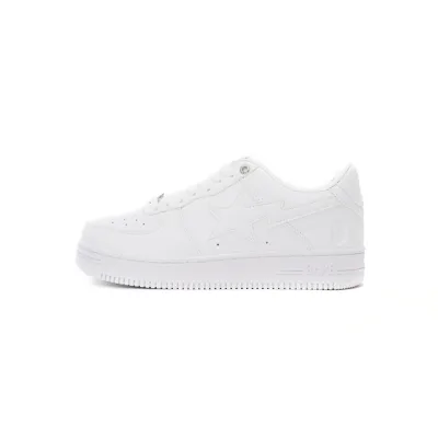  A Bathing Ape Bape Sta Low White  1H70-191-006  01
